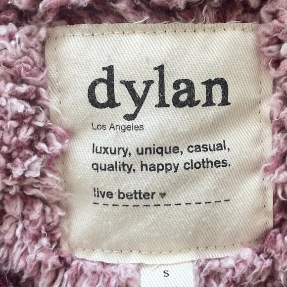 Dylan Los Angeles Sherpa Pullover Jacket Size S - Picture 4 of 4